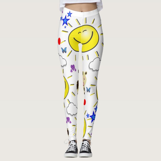 Cow Sun Leggings (Front)