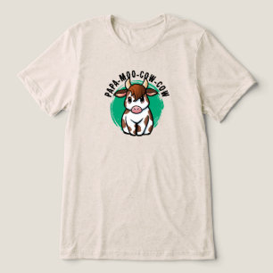 Cow T-Shirt Tri-Blend Shirt