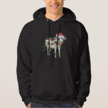 Cow Tangled Up In Christmas Lights Santa Hoodie<br><div class="desc">Cow Tangled Up In Christmas Lights Santa</div>