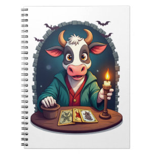 Cow Tarot of Terror Notebook