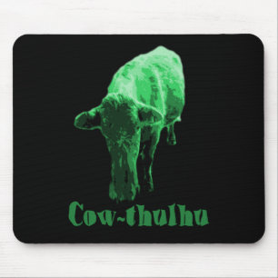 Cow-thulhu Mouse Pad
