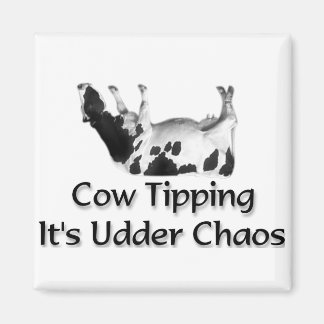Cow Tipping  Magnet
