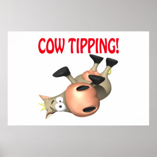 Cow Tipping Poster