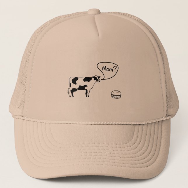 Cow to Burger Trucker Hat (Front)