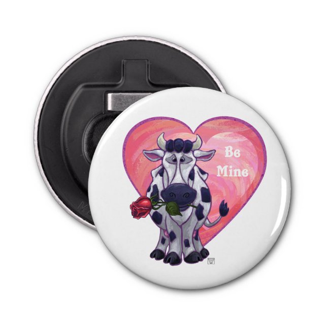 Cow Valentine's Day Bottle Opener (Front)
