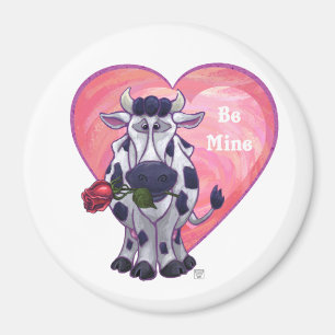 Cow Valentine's Day Magnet