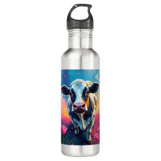 Cow Valentine's Day Waterbottle 710 Ml Water Bottle