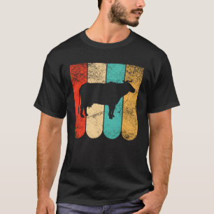 Cow Vintage Farming Animal Beef Farmer Animals Co T-Shirt