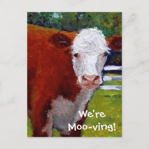 COW: WE'RE MOVING CARD