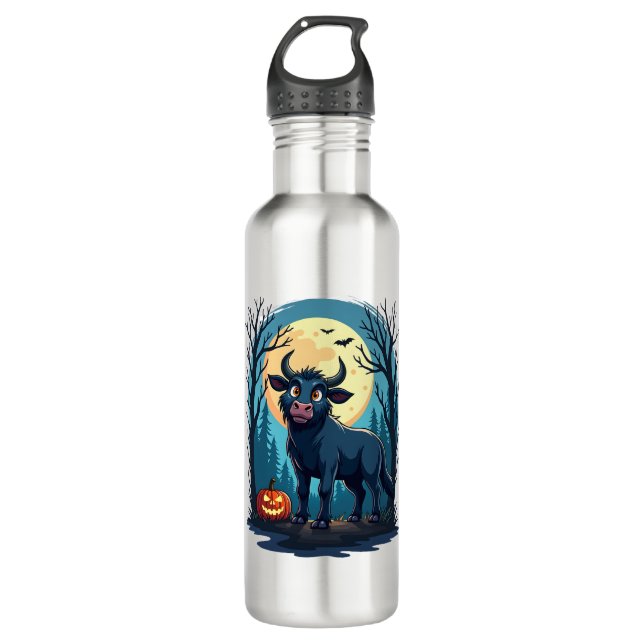 Cow Werewolf Transformation 710 Ml Water Bottle (Front)