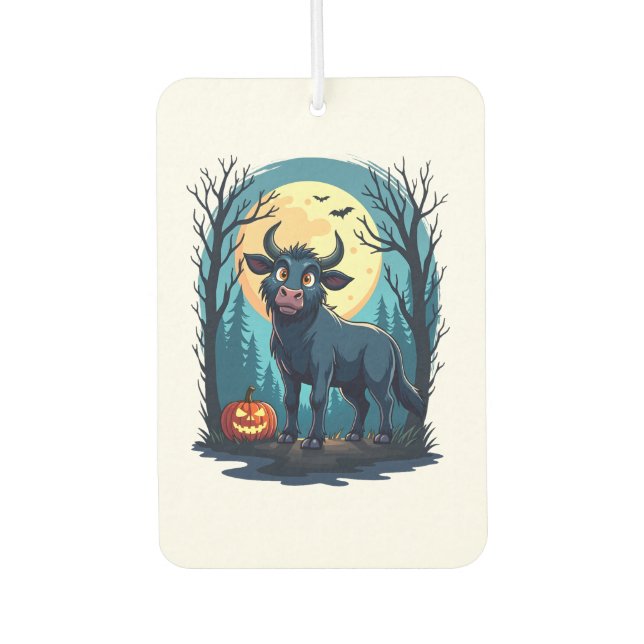 Cow Werewolf Transformation Air Freshener (Front)