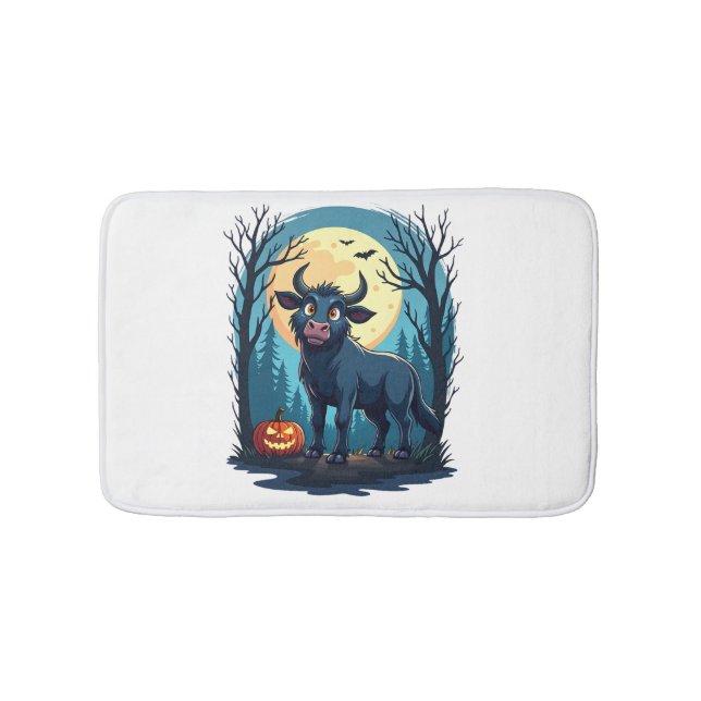 Cow Werewolf Transformation Bath Mat (Front)