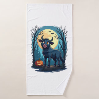 Cow Werewolf Transformation Bath Towel