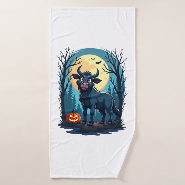 Cow Werewolf Transformation Bath Towel (Bath Towel)