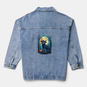 Cow Werewolf Transformation Denim Jacket