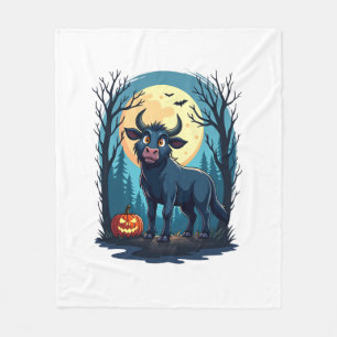 Cow Werewolf Transformation Fleece Blanket