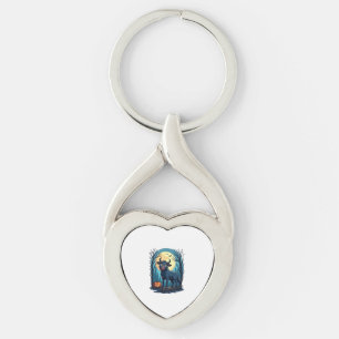 Cow Werewolf Transformation Keychain