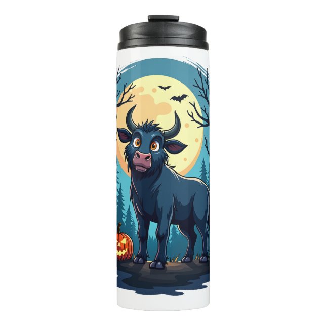 Cow Werewolf Transformation Thermal Tumbler (Front)