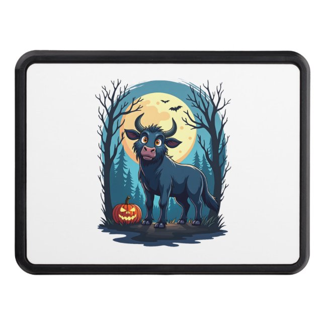 Cow Werewolf Transformation Trailer Hitch Cover (Front)