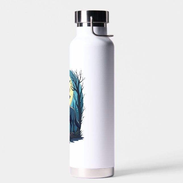 Cow Werewolf Transformation Water Bottle (Left)