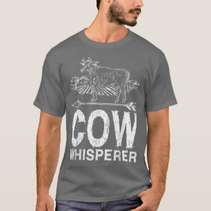 Cow Whisperer Farmer Vintage T-Shirt