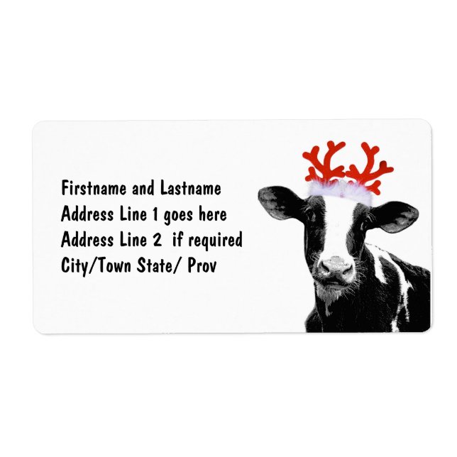 Cow with Reindeer Antlers (Front)