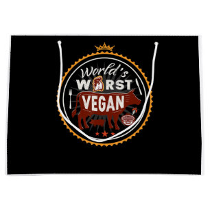 Cow Worlds Worst Vegan Meat BBQ Large Gift Bag