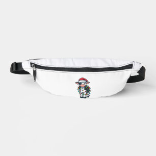 Cow Xmas Outfit Cute Santa Cow Fanny Pack