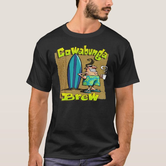Cowabunga Brew Premium T-Shirt (Front)