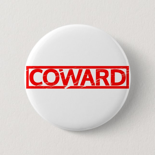 Coward Stamp 2 Inch Round Button (Front)
