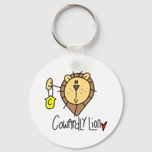 Cowardly Lion Keychain