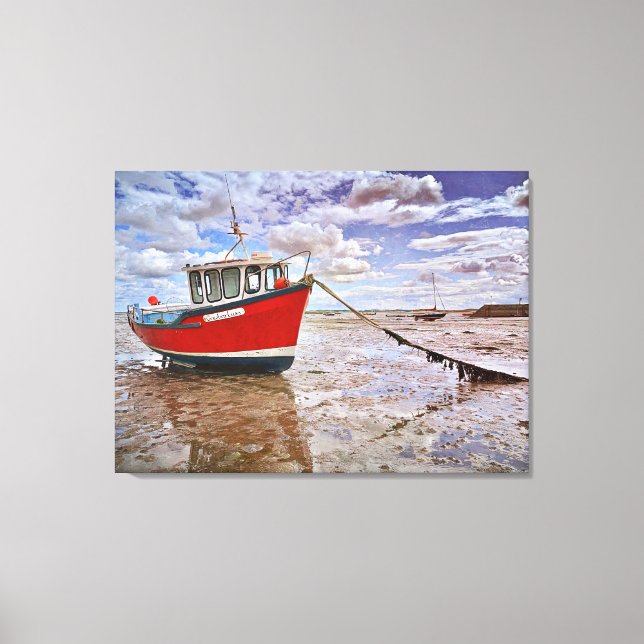 Cowbar Lass, Lindisfarne Canvas Print (Front)