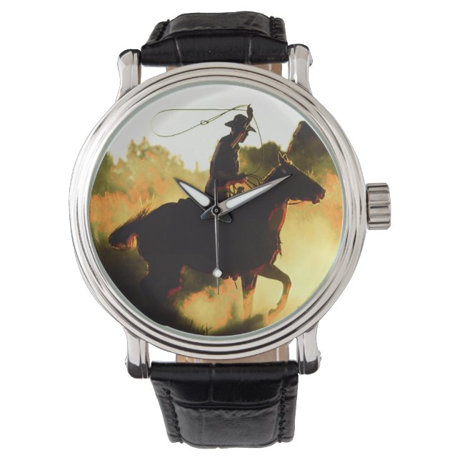 Cowboy 1 Watch & Numeral Options (Front)