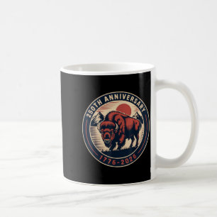 Cowboy 250 TH 4TH of July Flag 1776 2026 250th Coffee Mug