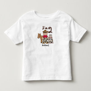 Cowboy  2nd Birthday Toddler T-shirt