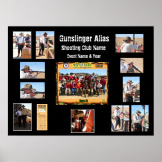 Cowboy Action Shooting Event Custom Posters
