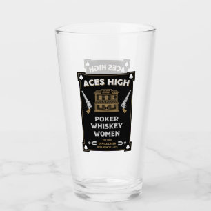 Cowboy American Frontier Saloon Glass