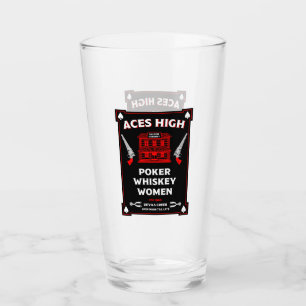 Cowboy American Frontier Saloon Glass