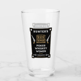Cowboy American Frontier Saloon Glass