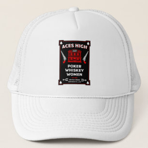 Cowboy American Frontier Saloon Trucker Hat