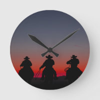 cowboy at sunset