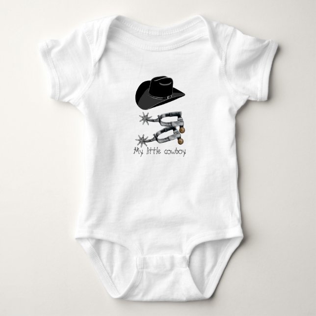 Cowboy Baby Bodysuit (Front)