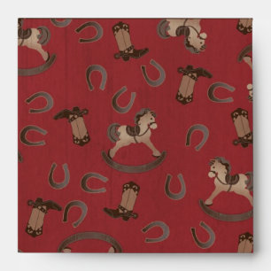 Cowboy Baby Envelope Square