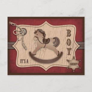 Cowboy Baby Postcard