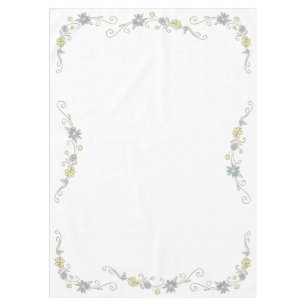 Cowboy Baby Shower Country Western Blue Boy Tablecloth