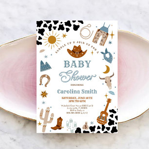 Cowboy Baby Shower Invitation