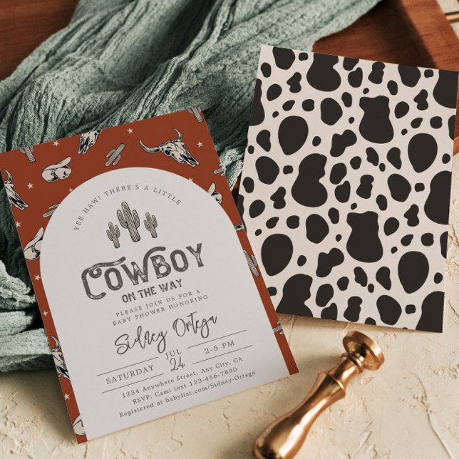Cowboy Baby Shower Invitation (Creator Uploaded)