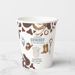 Cowboy Baby Shower  Paper Cups