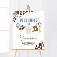 Cowboy Baby Shower Welcome