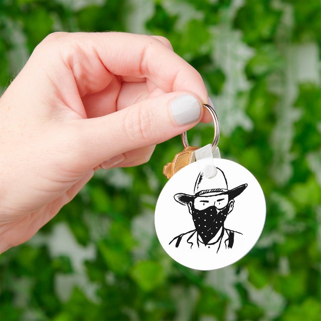 Cowboy Bandit Keychain (Creator Uploaded)